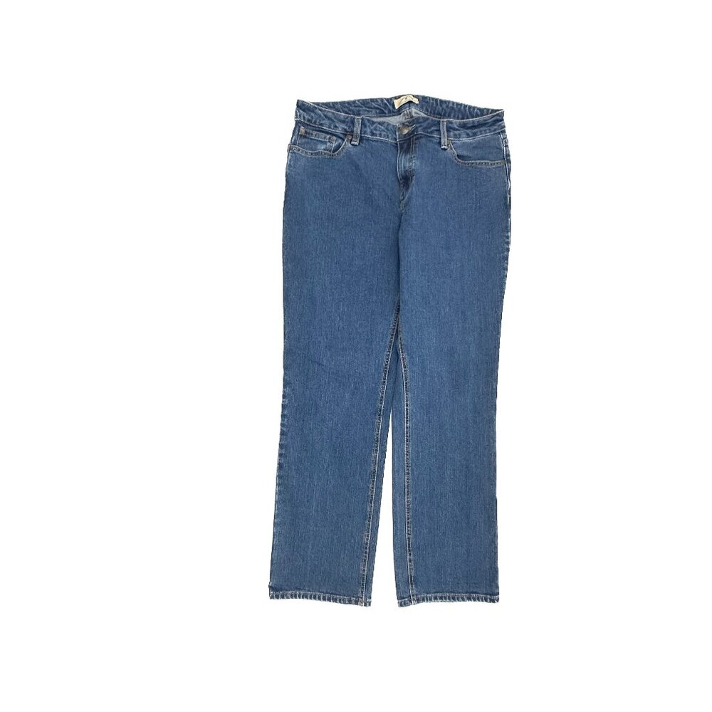 Blue Mountain‎ Straight Leg Women's size 16 Dark Wash Blue Denim jeans